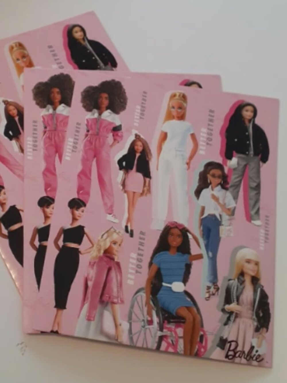 Barbie Better Together Portfolio Folders